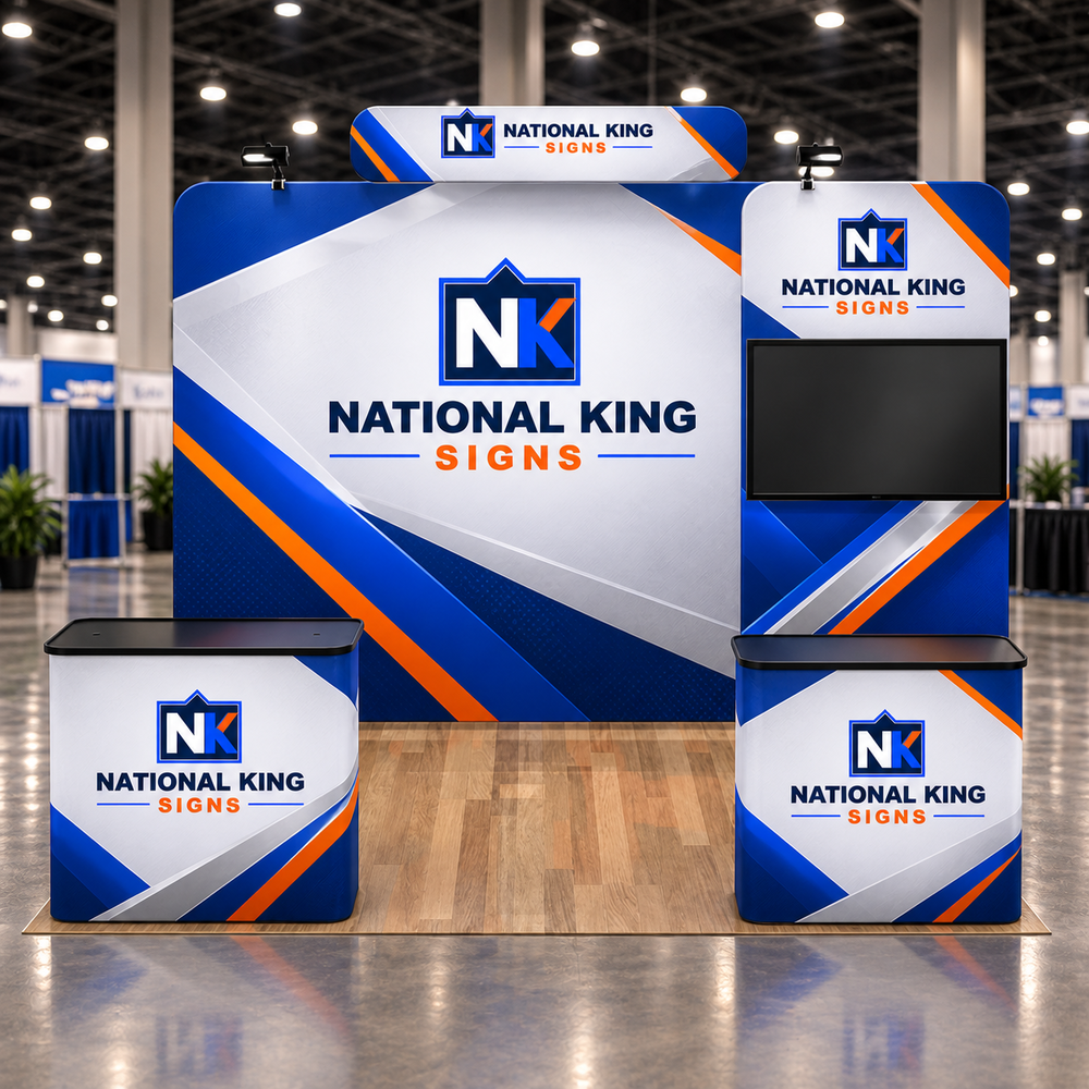 10' Premium Trade Show Kit #21 by Print Solution Plus in San Diego