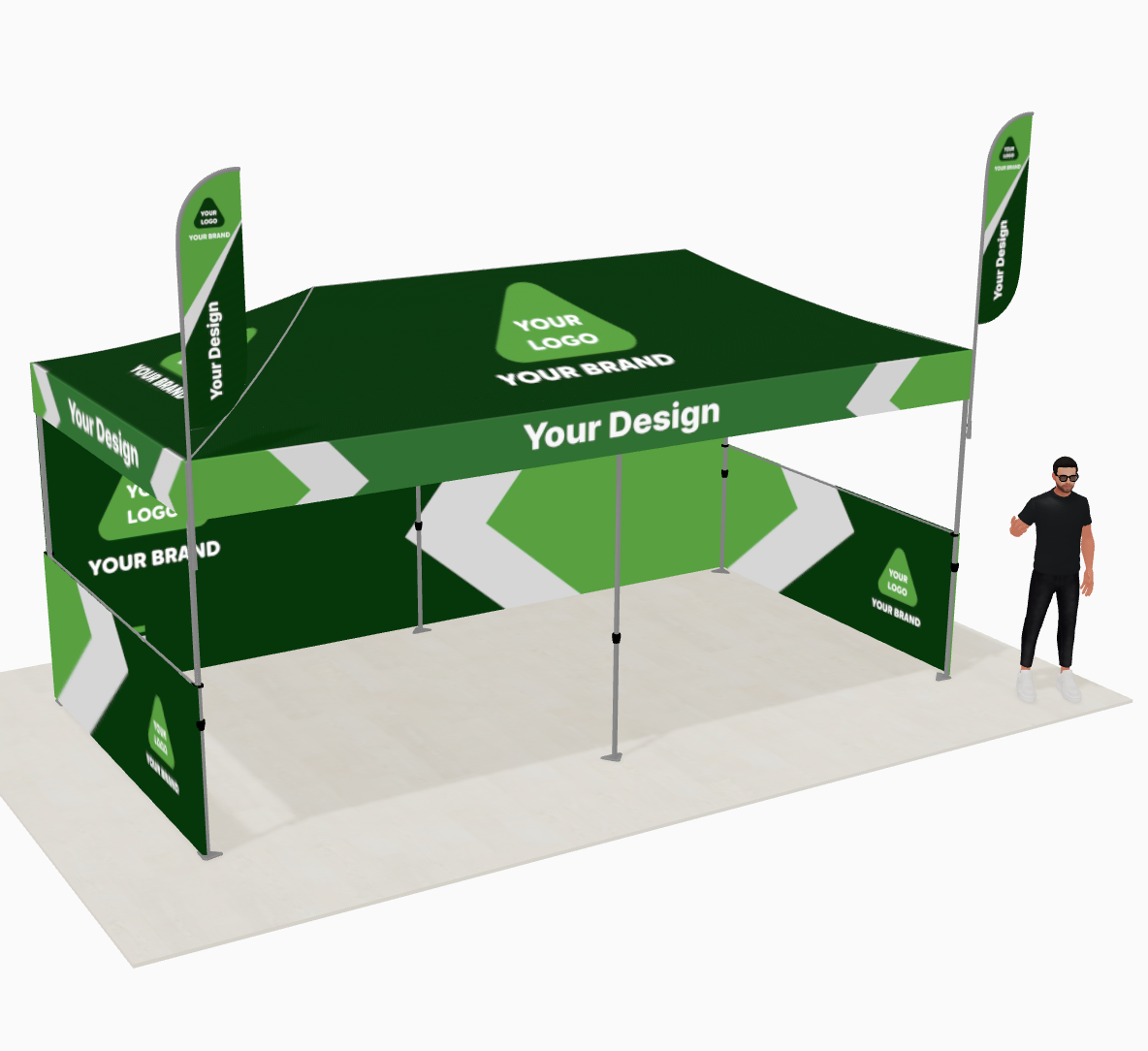 Premium Aluminum 20' Tent Kit