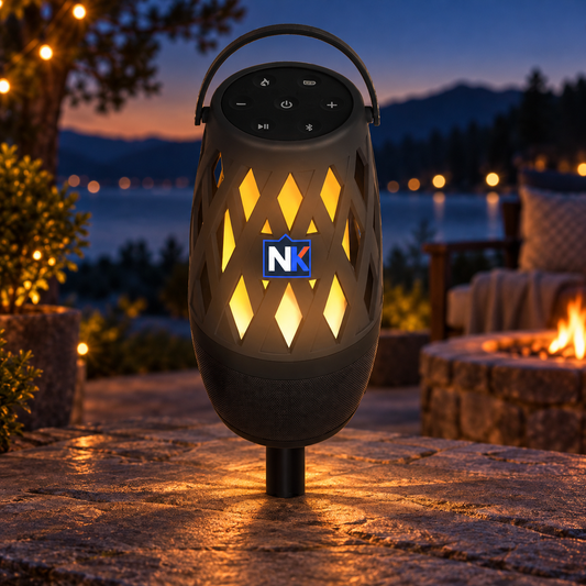 Print Solution Plus square cover 1000 x 1000: Tiki Speaki™ Wireless Speaker Lantern — batch 05