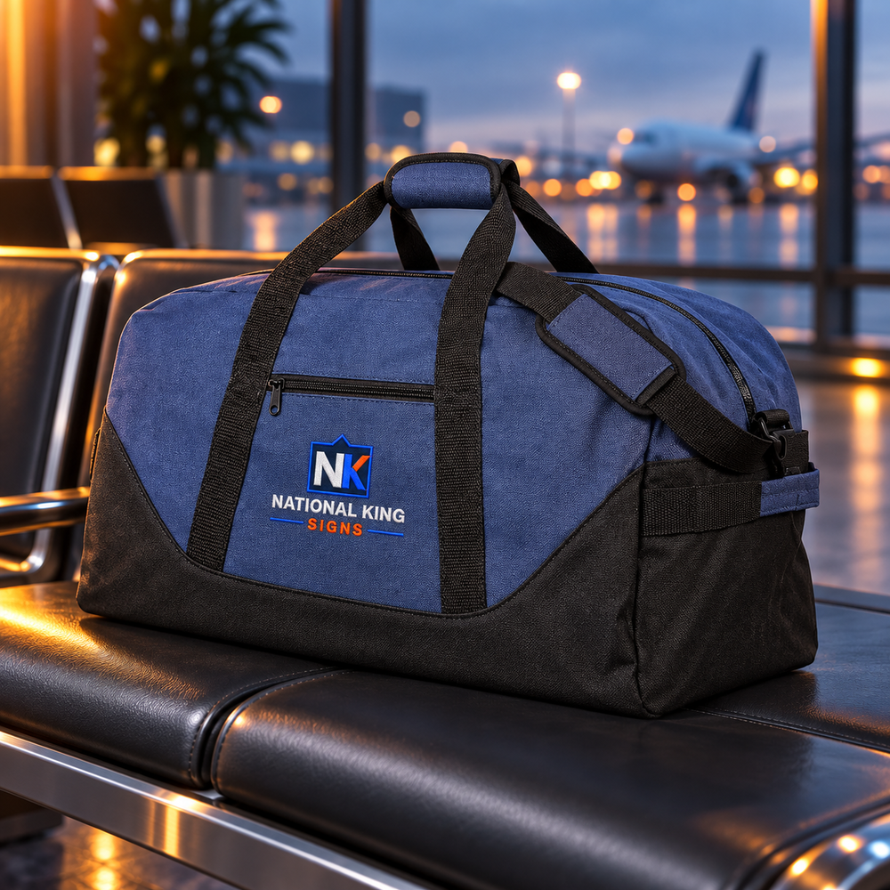 Print Solution Plus square cover 1000 x 1000: Two Toned Duffel Bag — batch 05