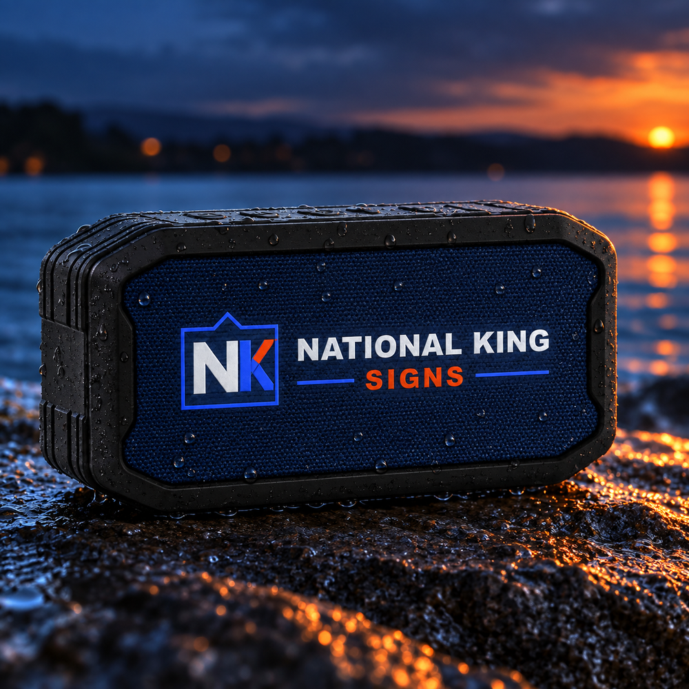 Print Solution Plus square cover 1000 x 1000: WaterBox Waterproof Wireless Speaker — batch 05