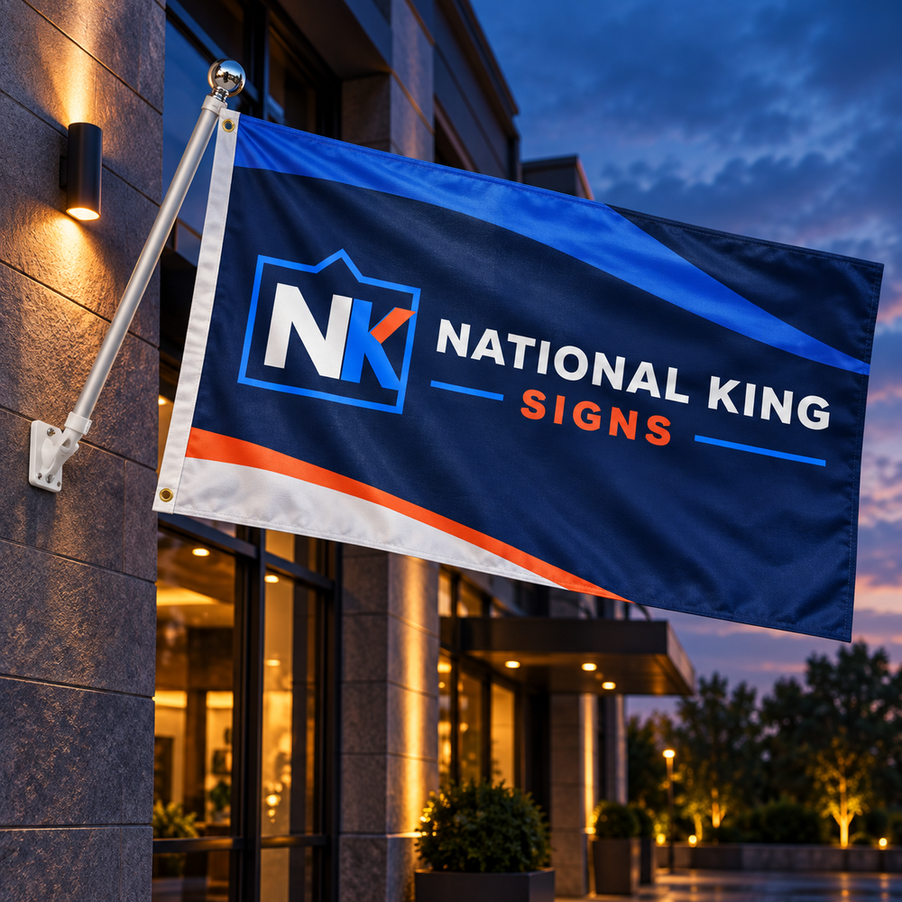 Print Solution Plus square cover 1000 x 1000: 5' x 10' Custom Pole Flag — batch 05