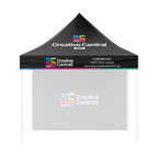 10' Tent Canopy Only (Dye Sublimation) 17" Valance