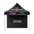 10'x10' Custom Tent Packages Back Wall + Canopy #13