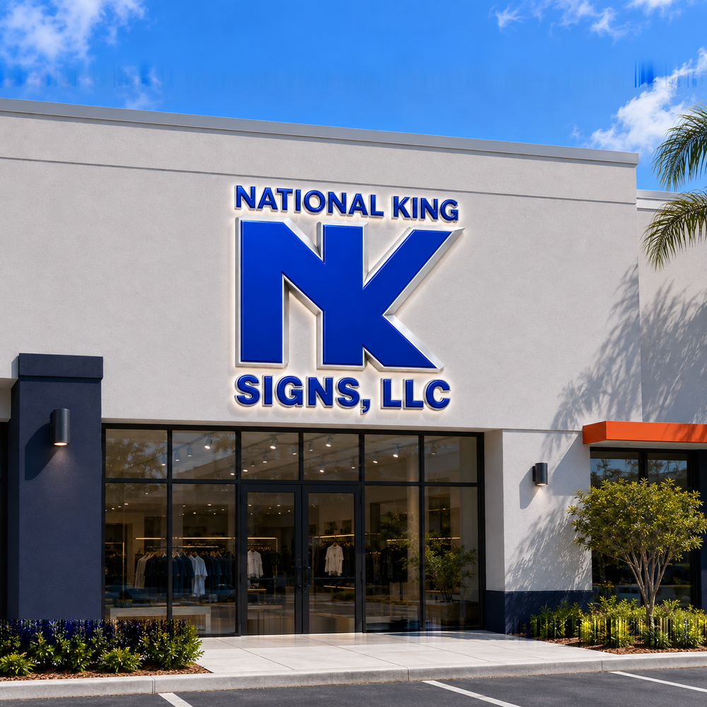 Print Solution Plus branded square cover 1000 x 1000: Custom Storefront Channel Letters
