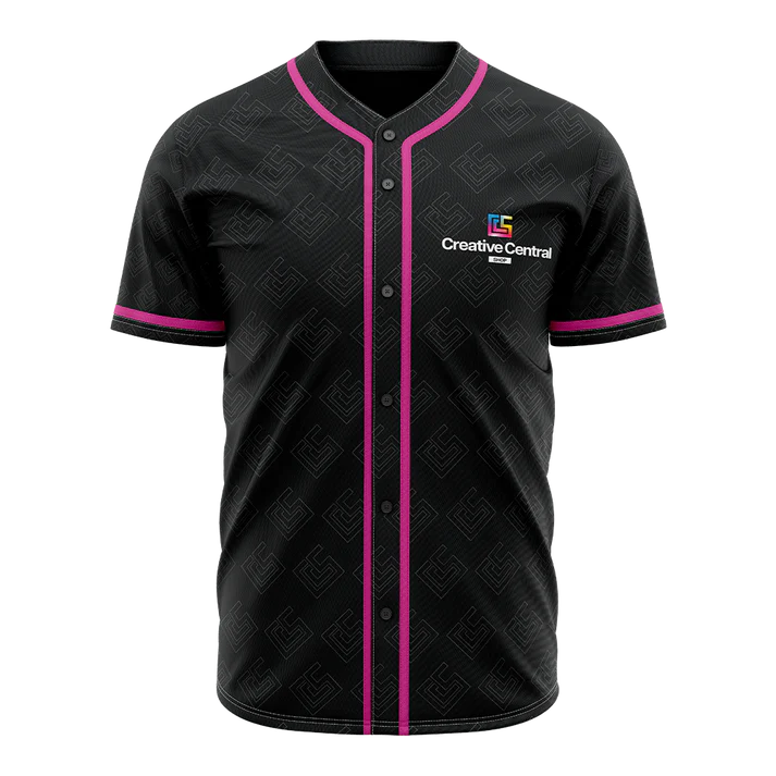 120GSM Milk Silk Custom Button Down Baseball Jersey (Full Dye Sublimation) #500044
