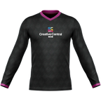 120GSM Milk Silk Long Sleeve V- neck (Full Dye Sublimation)#500042