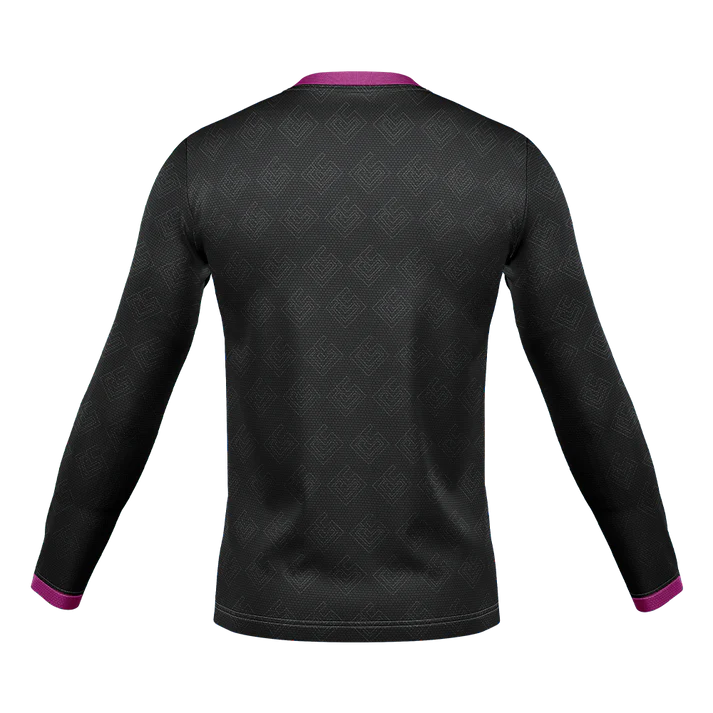 120GSM Milk Silk Long Sleeve V- neck (Full Dye Sublimation)#500042