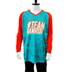 120GSM Milk Silk Long Sleeve V- neck (Full Dye Sublimation)#500042