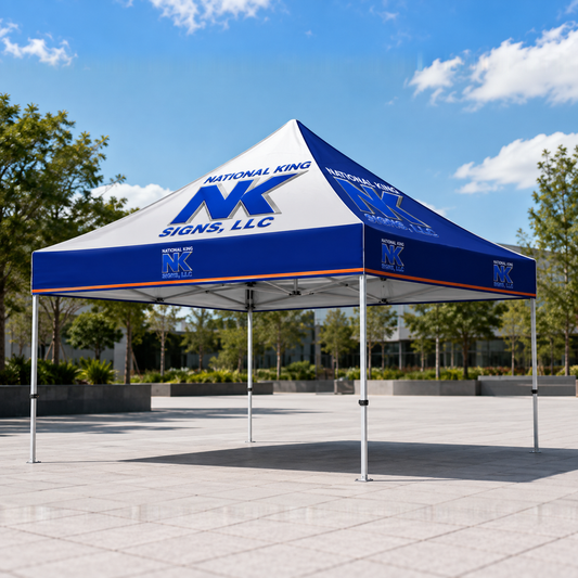 Print Solution Plus branded square cover 1000 x 1000: Premium Aluminum 20' x 20' Tent Kit