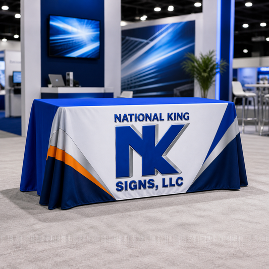 Print Solution Plus branded square cover 1000 x 1000: Premium Table Throw Wrinkle Free (Full-Color Dye Sublimation, Full Bleed)