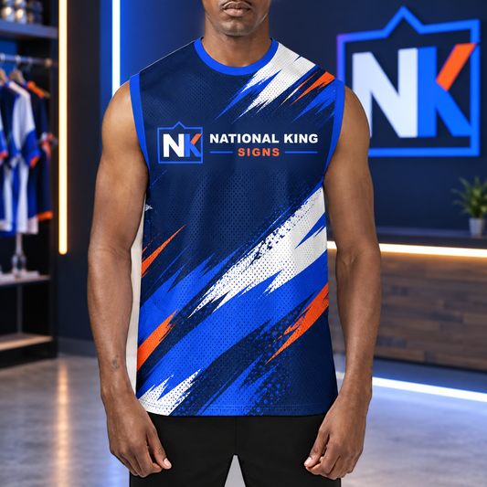Print Solution Plus square cover 1000 x 1000: 150GSM Mesh Jersey Crew Neck Sleeveless (Full Dye Sublimation) #500005 — batch 07