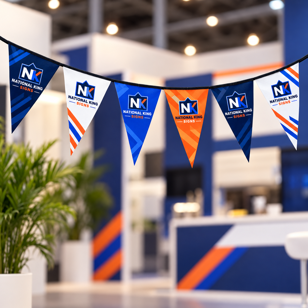 Print Solution Plus square cover 1000 x 1000: Bunting — batch 07