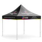 Premium Aluminum 10' Tent Kit (Full-Bleed Dye Sublimation) 17" Valance