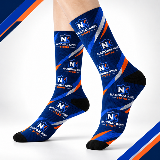 Print Solution Plus square cover 1000 x 1000: Custom Printed Socks — batch 08