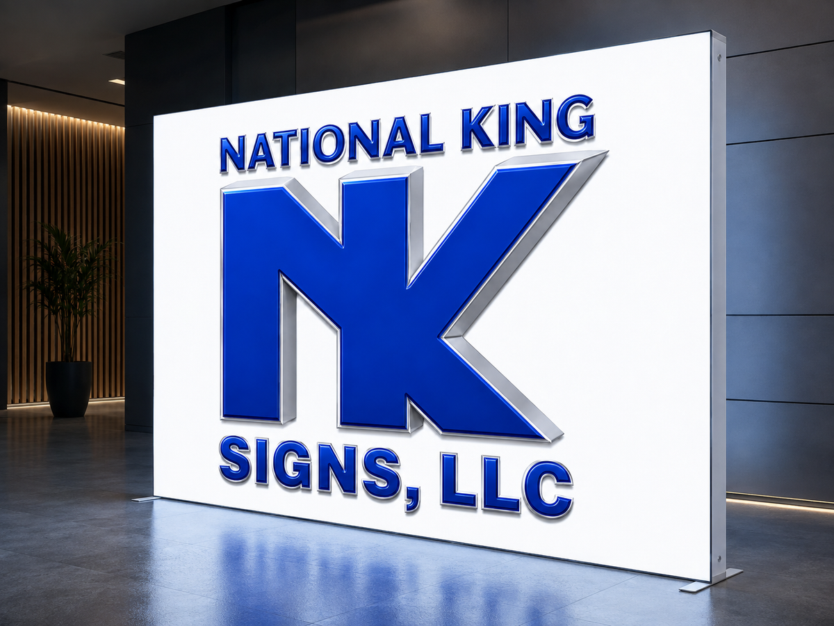 Print Solution Plus AI branded hero 2026-09-06: 10ft SEG Backlit Fabric Display