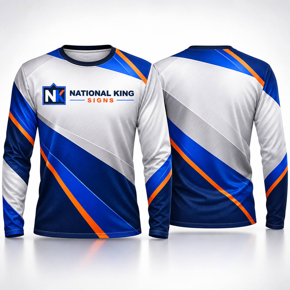 Print Solution Plus square cover 1000 x 1000: Custom Long-Sleeve Crew-Neck Shirt — batch 08