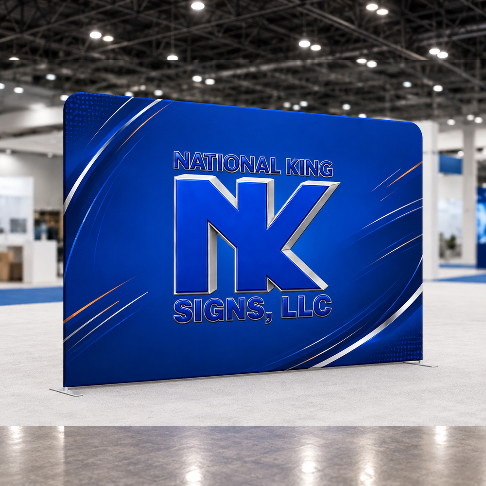 Print Solution Plus square cover 1000 x 1000: 8' Tube Straight Fabric Display — batch 03 v2