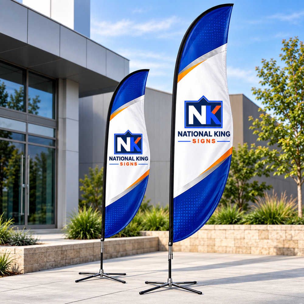 Print Solution Plus square cover 1000 x 1000: Premium Blade Flags — batch 08