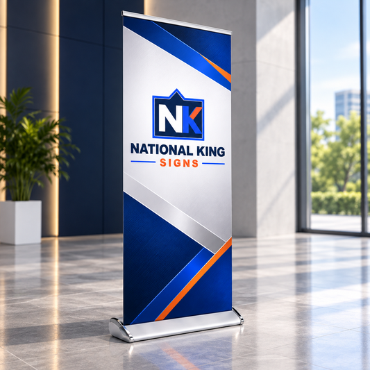 Print Solution Plus square cover 1000 x 1000: Premium Retractable Banner Stand — batch 08
