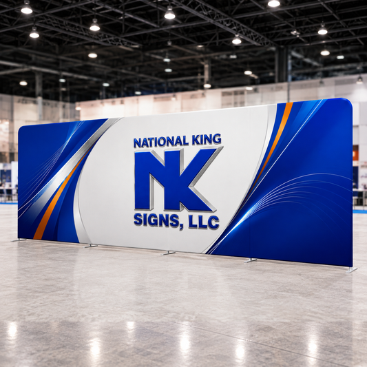 Print Solution Plus square cover 1000 x 1000: 20’ Tube Display Straight — batch 03 v2