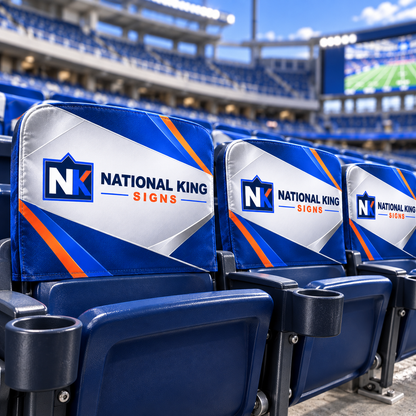 Print Solution Plus square cover 1000 x 1000: Custom Stadium Seat Back Cover — batch 08