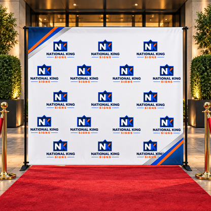 Print Solution Plus square cover 1000 x 1000: Step and Repeat Backdrop — batch 08