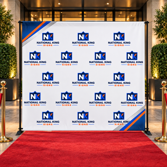 Print Solution Plus square cover 1000 x 1000: Step and Repeat Backdrop — batch 08