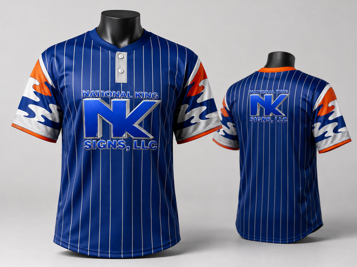 Print Solution Plus AI branded hero 2026-09-06: 120GSM Milk Silk Jersey Custom 2 Button Baseball Jersey (Full Dye Sublimation) #500139
