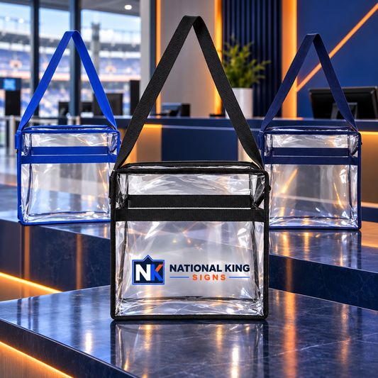 Print Solution Plus square cover 1000 x 1000: Clear Stadium Crossbody Tote — batch 04