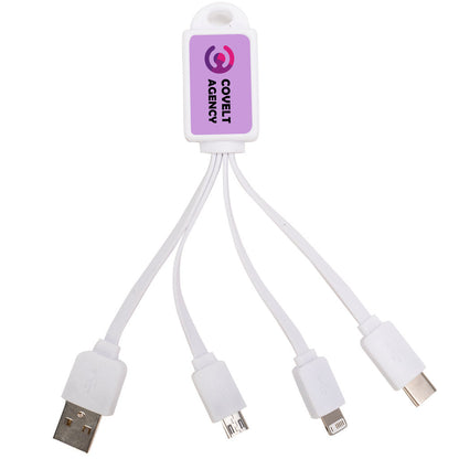 Squid 2.0 4-in-1 Cable, customizable by Print Solution Plus