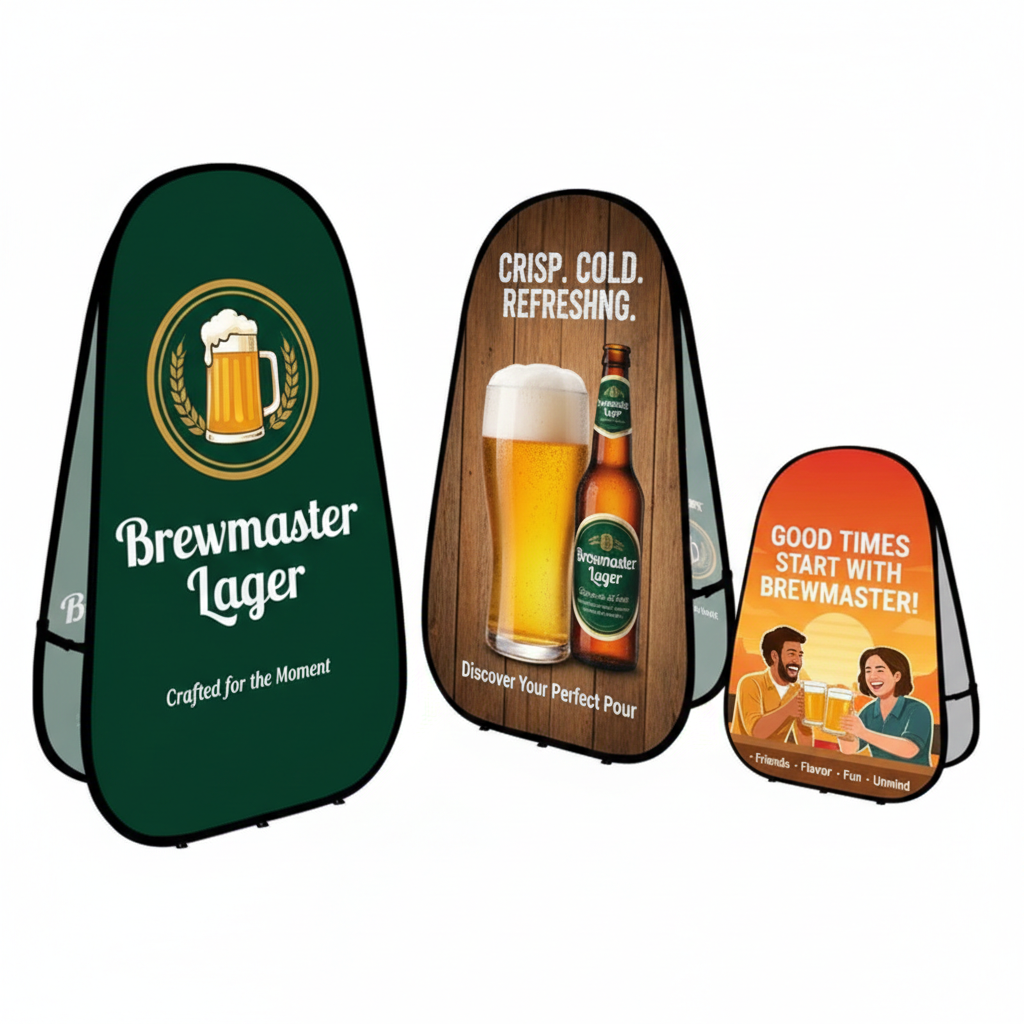 Vertical Pop Out Banner