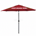 9' Outdoor Aluminum Patio Umbrella (Dye-Sublimation)