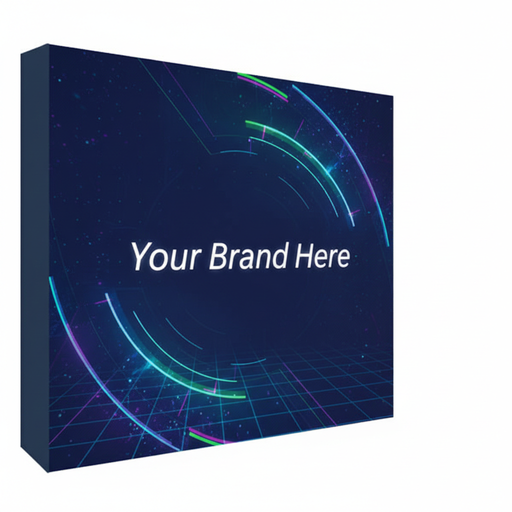 10' Fabric Pop Up Display (Straight)