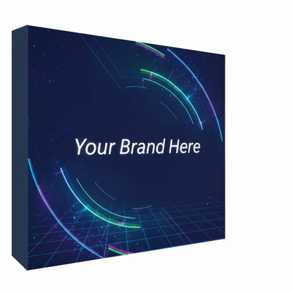 10' Fabric Pop Up Display (Straight)