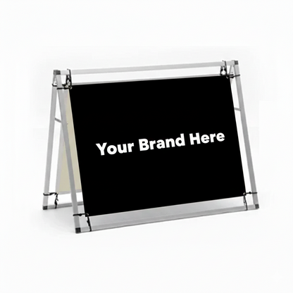 A-Frame Banner Display