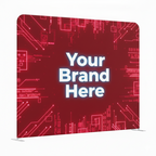 8' Tube Straight Fabric Display