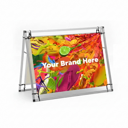 A-Frame Banner Display