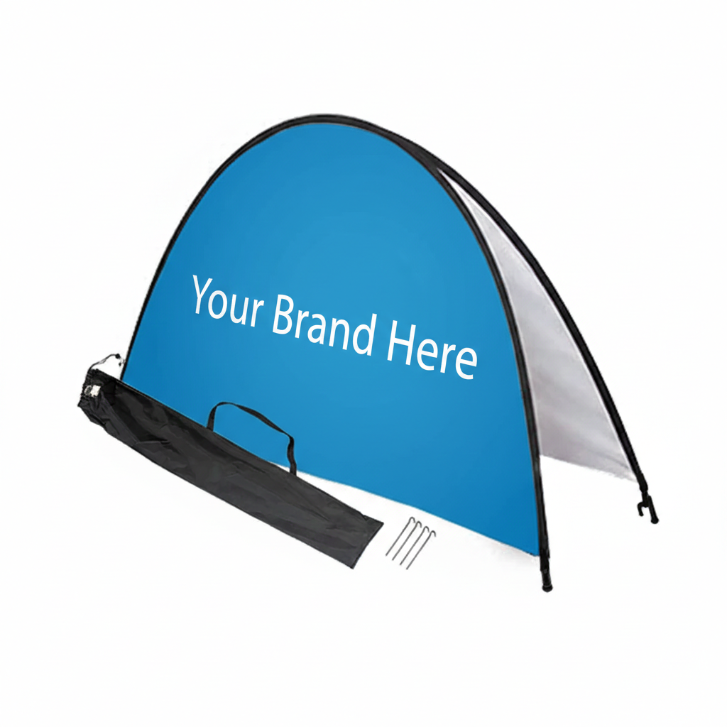 Outdoor Half Round Banner