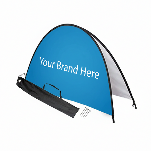 Outdoor Half Round Banner