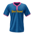 Custom 2 Button Baseball Jersey (Full Dye Sublimation) #50059