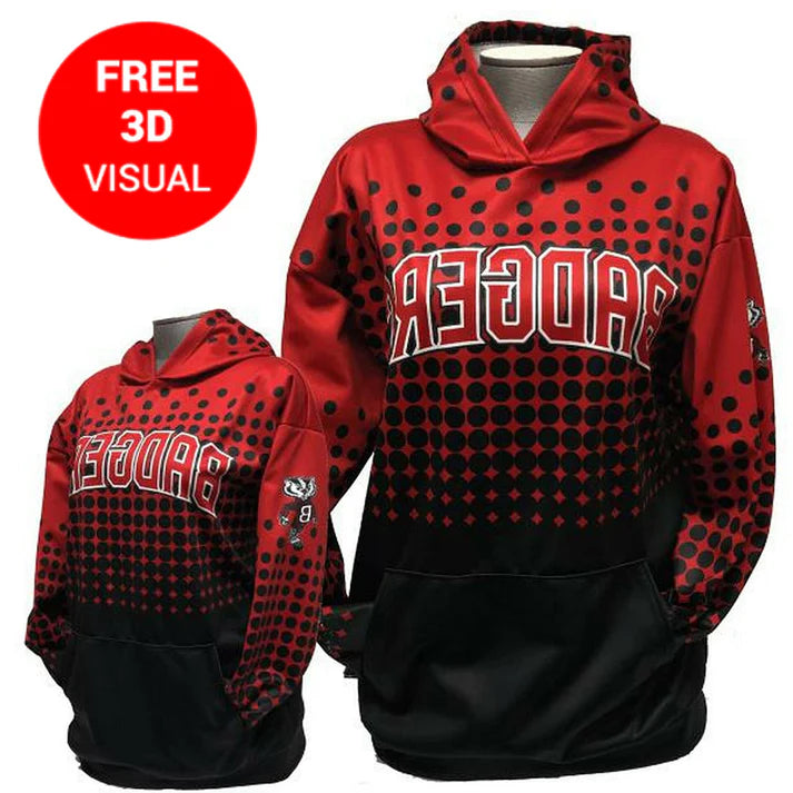 Hoodie 7.37 oz Polyester Full Dye Sublimation #500016