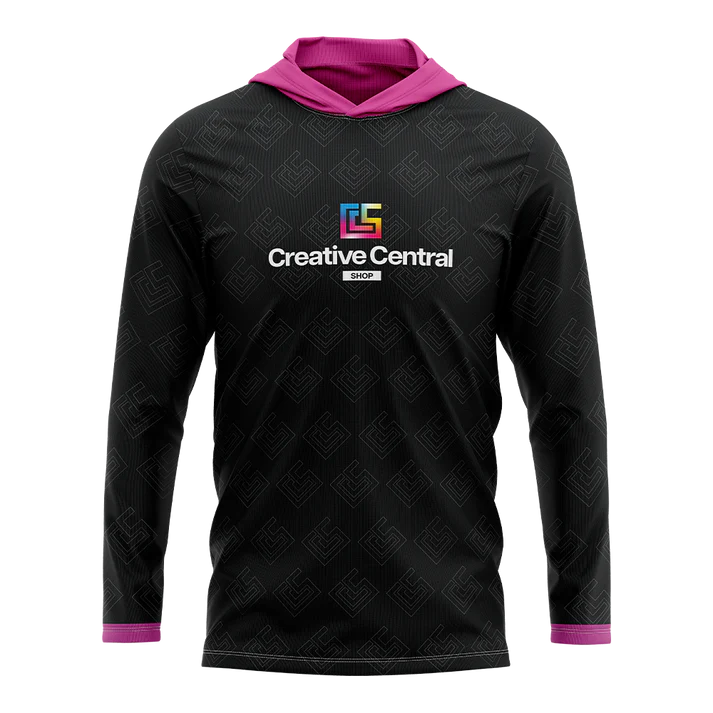 Long Sleeve Hoodie T-shirt (Full Dye Sublimation)#500039