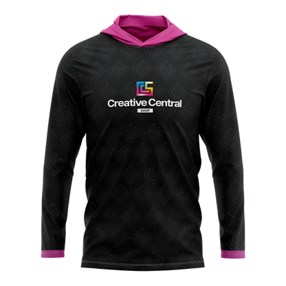 Long Sleeve Hoodie T-shirt (Full Dye Sublimation)#500039