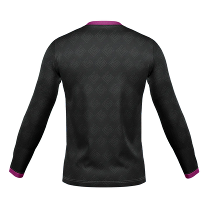 Long Sleeve Jersey V- neck (Full Dye Sublimation)#500004