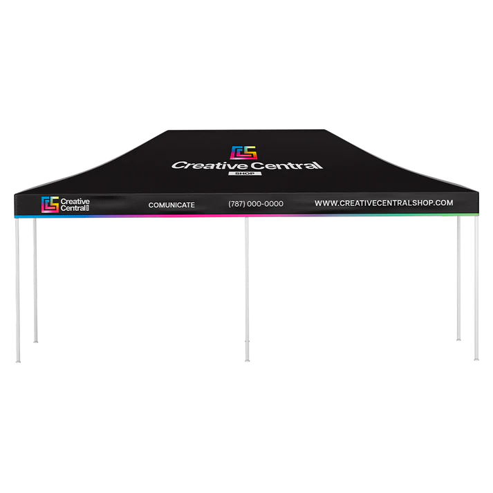 Premium Aluminum (Silver)20' Event Tent Kit (Full-Bleed Dye Sublimation)