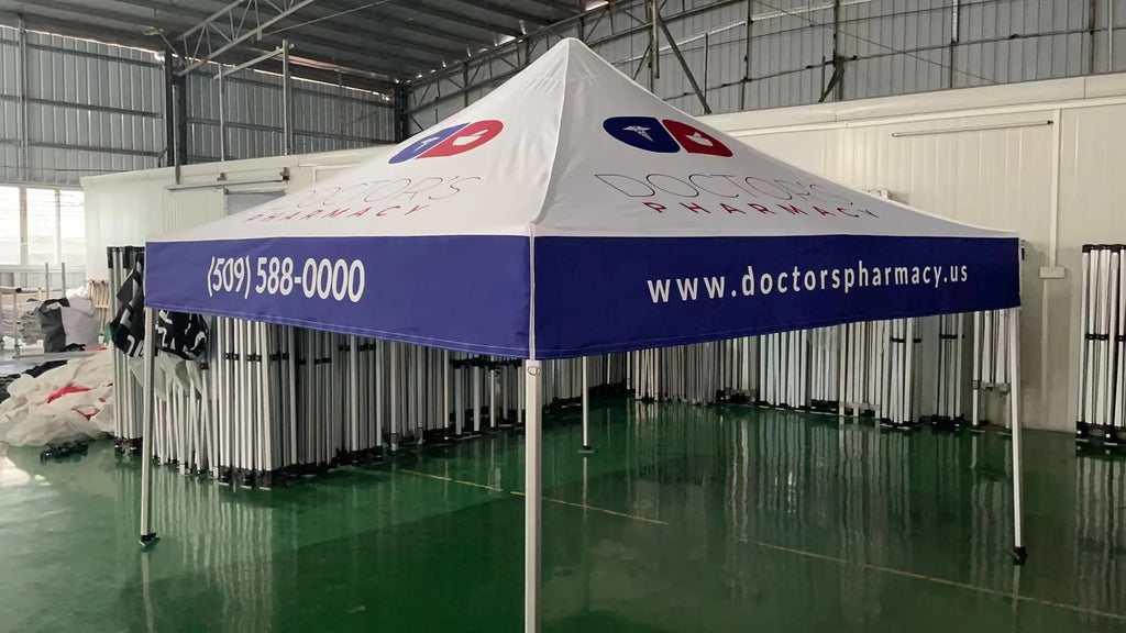 Easy up  Custom Trade Show Roof 10X10ft Gazebo Marquee Outdoor Big Event Retractable Cheap Pop up Canopy Tent 3x3m with Logo