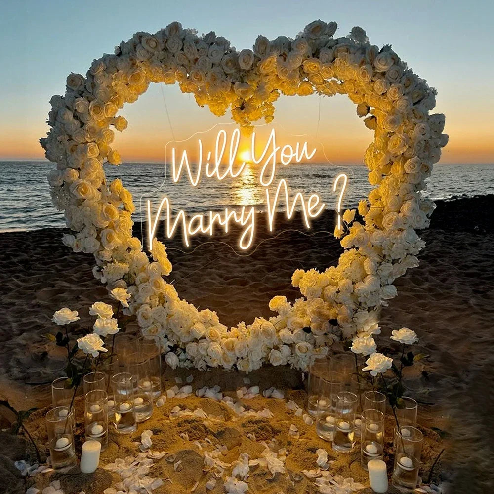 Will You Marry Me? LED Neon Sign
