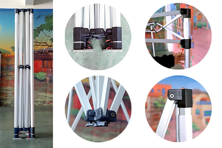 Easy up  Custom Trade Show Roof 10X10ft Gazebo Marquee Outdoor Big Event Retractable Cheap Pop up Canopy Tent 3x3m with Logo