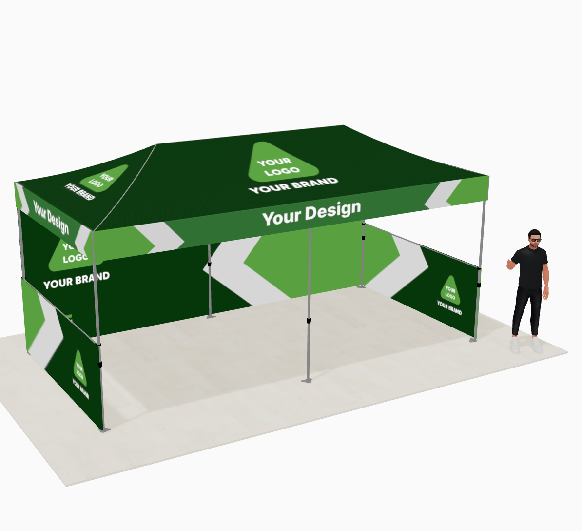 10' x 20' Custom Tent Package #1 - product view 3